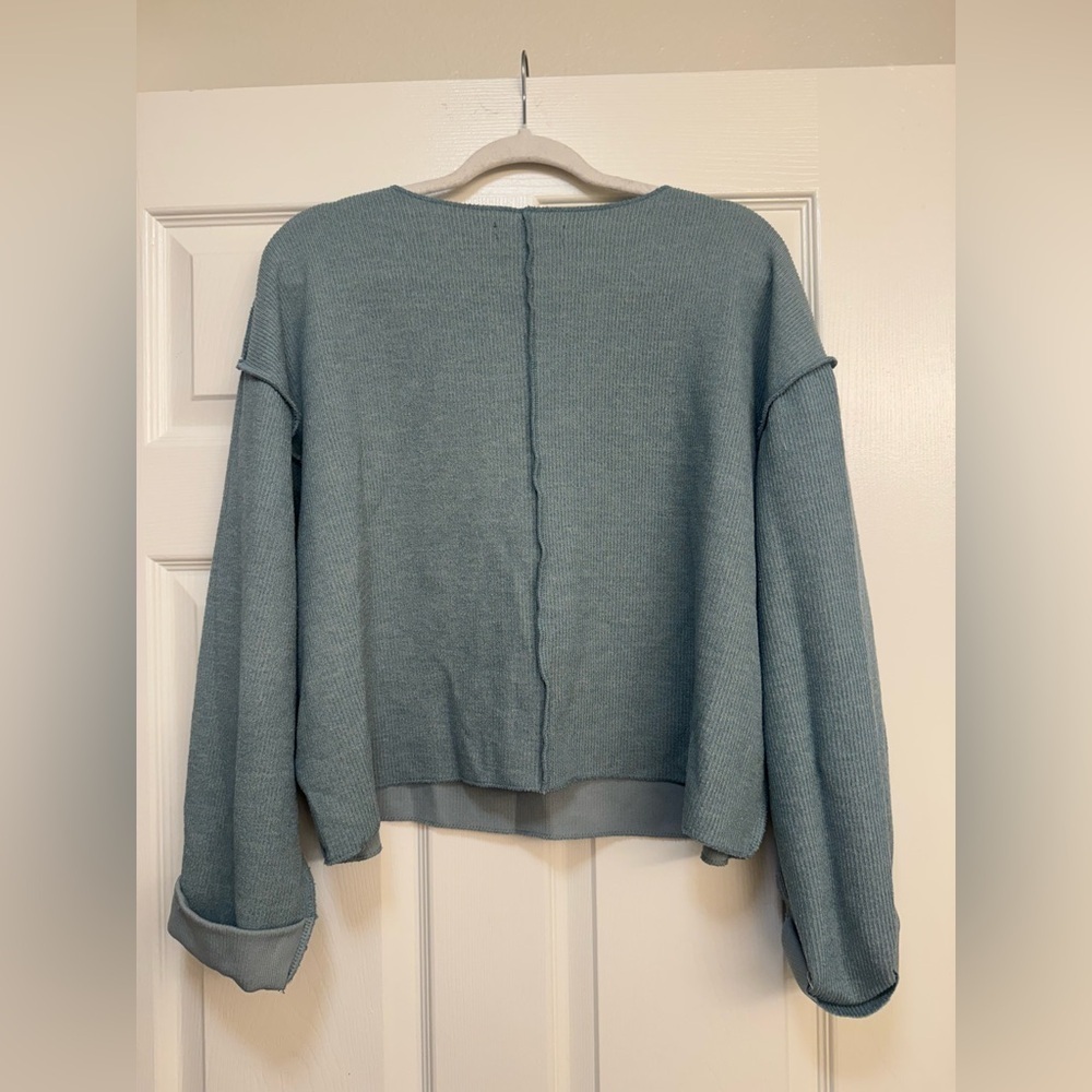 Urban Outfitters Notched-Neck Pullover Sweater - Picture 10 of 14